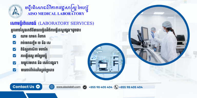 Blue and White Modern Lab Testing Services Banner (1)